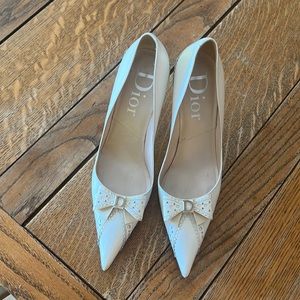 Dior Cream Heels 39